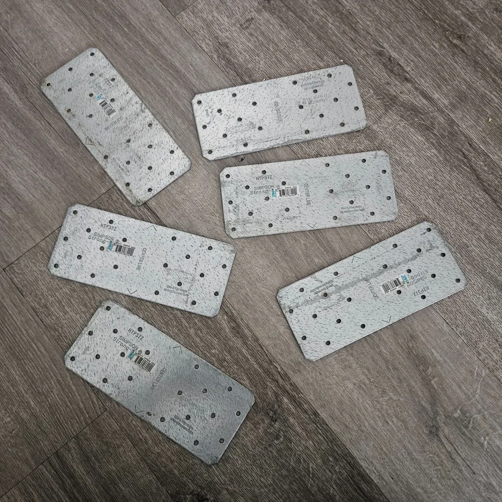 Lot of 6 Simpson HTP37Z 3 X 7IN HEAVY TIE PLATE ZMAX